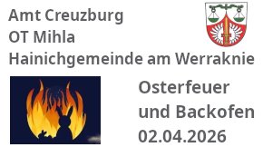 Osterfeuer Mihla